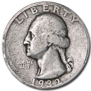 1932-D Washington Quarter Good 1932-D Washington Quarter Good